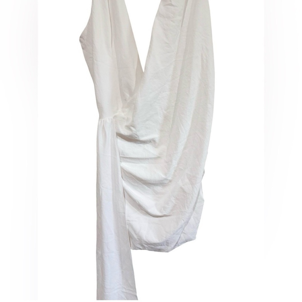 Mistress Rocks Plunge Drape Cocktail Minidress
White - Picture 8 of 12